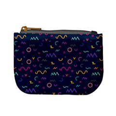 Scribble Pattern Texture Mini Coin Purse