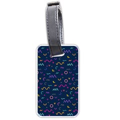 Scribble Pattern Texture Luggage Tag (one Side)