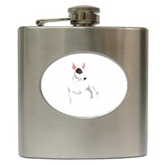 Bull Terrier T- Shirt Steal Your Heart Bull Terrier 01 T- Shirt Hip Flask (6 Oz) by EnriqueJohnson