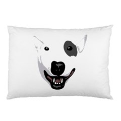 Bull Terrier T- Shirt White Look Calm Bull Terrier 23 T- Shirt Pillow Case