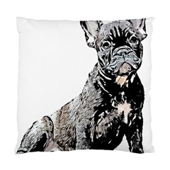 Bulldog T- Shirt French Bulldog Pop Art Dog Owner Gift T- Shirt Standard Cushion Case (two Sides) by EnriqueJohnson