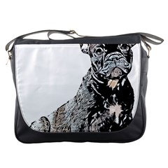 Bulldog T- Shirt French Bulldog Pop Art Dog Owner Gift T- Shirt Messenger Bag by EnriqueJohnson