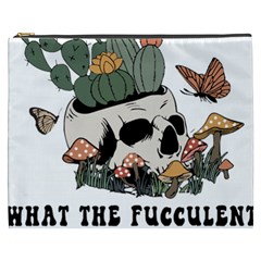 What The Fucculent T- Shirt What The Fucculent T- Shirt Cosmetic Bag (xxxl) by ZUXUMI