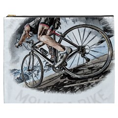 When The World Becomes Too Much Mount T- Shirt When The World Becomes T O O M U C H, Mount A Bike! T Cosmetic Bag (xxxl) by ZUXUMI