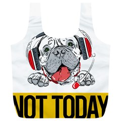 Bullmastiff T- Shirt Nope Not Today Bullmastiff 05 T- Shirt Full Print Recycle Bag (xl)