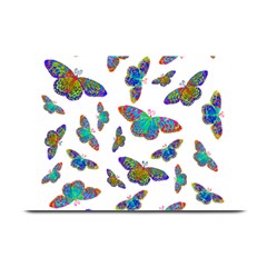 Butterflies T- Shirt Colorful Butterflies In Rainbow Colors T- Shirt Plate Mats