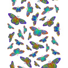 Butterflies T- Shirt Colorful Butterflies In Rainbow Colors T- Shirt Play Mat (rectangle) by EnriqueJohnson