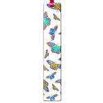 Butterflies T- Shirt Colorful Butterflies In Rainbow Colors T- Shirt Large Book Marks Front