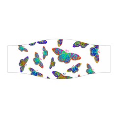 Butterflies T- Shirt Colorful Butterflies In Rainbow Colors T- Shirt Stretchable Headband