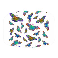 Butterflies T- Shirt Colorful Butterflies In Rainbow Colors T- Shirt Mini Square Pill Box
