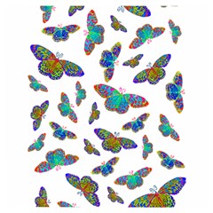 Butterflies T- Shirt Colorful Butterflies In Rainbow Colors T- Shirt Wooden Puzzle Square