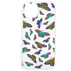 Butterflies T- Shirt Colorful Butterflies In Rainbow Colors T- Shirt iPhone 12 Pro max TPU UV Print Case