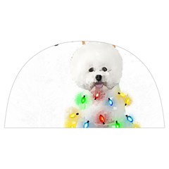 White Bichon Frise Dog Snow Reindeer S T- Shirt White Bichon Frise  Dog Snow Reindeer Santa Hat Chri Anti Scalding Pot Cap