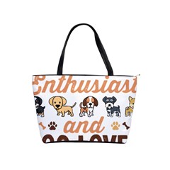 Calligraphy T- Shirt Calligraphy Enthusiast And Dog Lover Gift T- Shirt Classic Shoulder Handbag
