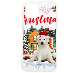 White Labrador Santa Merry T- Shirt Red Winter Christmas Hat House White Labrador  Santa Merry T- Sh iPhone 12 Pro max TPU UV Print Case