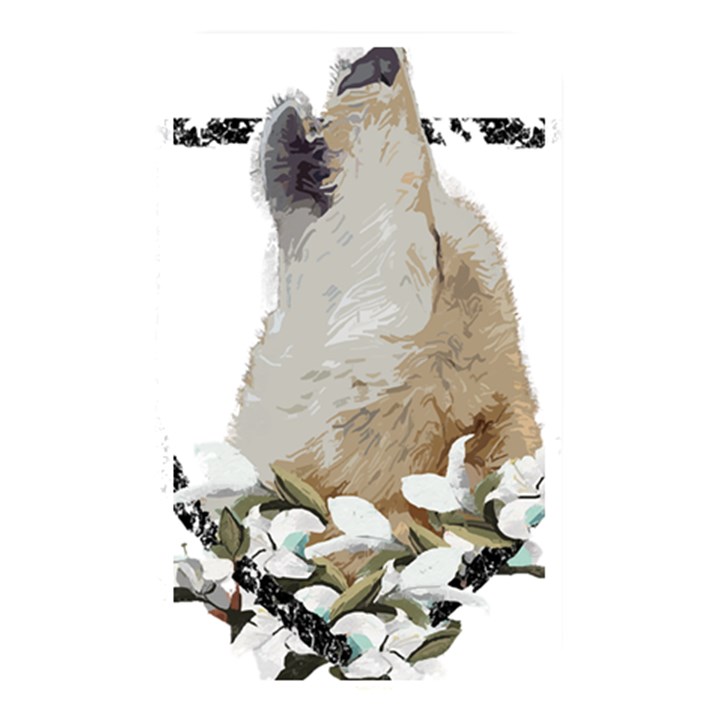 White Wolf T- Shirtwhite Wolf Howling T- Shirt Memory Card Reader (Rectangular)