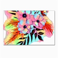 Bouquet Flowers T- Shirt B O U Q U E T Flowers T- Shirt Postcard 4 x 6  (pkg Of 10) by JamesGoode