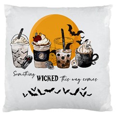 Wicked T- Shirt Something Wicked This Way Comes T- Shirt Standard Premium Plush Fleece Cushion Case (one Side) by ZUXUMI