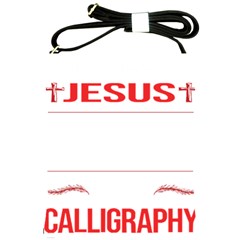 Calligraphy T- Shirt Funny Jesus Calligraphy Calligrapher Handwriting Lettering T- Shirt Shoulder Sling Bag by EnriqueJohnson