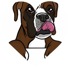 Boxer Dog T- Shirt Boxer T- Shirt Wooden Puzzle Heart by JamesGoode