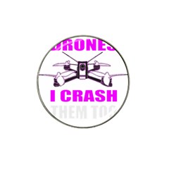 Drone Racing Gift T- Shirt Distressed F P V Race Drone Racing Drone Racer Pattern Quote T- Shirt (2) Hat Clip Ball Marker (10 Pack) by ZUXUMI