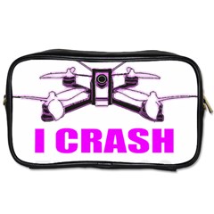 Drone Racing Gift T- Shirt Distressed F P V Race Drone Racing Drone Racer Pattern Quote T- Shirt (2) Toiletries Bag (two Sides) by ZUXUMI