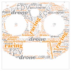 Drone Racing Word Cloud T- Shirt F P V Freestyle Drone Racing Word Cloud T- Shirt (3) Lightweight Scarf  by ZUXUMI
