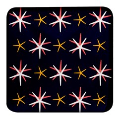 Starfish Square Glass Fridge Magnet (4 Pack)