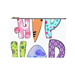 Easter Bunny Happy Easter T- Shirt Hip Hop Happy Easter T- Shirt Cosmetic Bag (large) by ZUXUMI