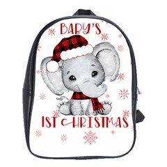 Elephant Art T- Shirtelephant T- Shirt School Bag (xl) by ZUXUMI