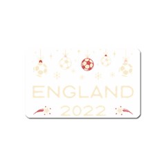 England T- Shirt England Ugly Christmas Sweater Soccer Football 2022 Xmas Pajama T- Shirt (1) Magnet (name Card) by ZUXUMI