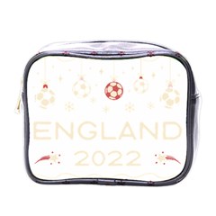 England T- Shirt England Ugly Christmas Sweater Soccer Football 2022 Xmas Pajama T- Shirt (1) Mini Toiletries Bag (one Side) by ZUXUMI