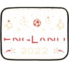 England T- Shirt England Ugly Christmas Sweater Soccer Football 2022 Xmas Pajama T- Shirt Fleece Blanket (mini) by ZUXUMI