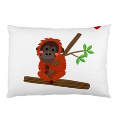 Orangutan T-shirtsteal Your Heart Orangutan 14 T-shirt Pillow Case