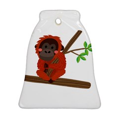 Orangutan T-shirtsteal Your Heart Orangutan 14 T-shirt Bell Ornament (two Sides) by EnriqueJohnson