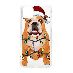 English Bulldog Santa Christmas T- Shirt English Bulldog Santa Christmas Tree Lights Xmas T- Shirt Iphone 11 Pro Max 6 5 Inch Tpu Uv Print Case by ZUXUMI