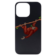 Orangutan T-shirtwhite Look Calm Orangutan 08 T-shirt Iphone 14 Pro Max Black Uv Print Case by EnriqueJohnson