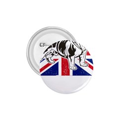 English Bulldog T- Shirt English Bulldog - English Bulldog Union Jack Flag T- Shirt 1 75  Buttons by ZUXUMI