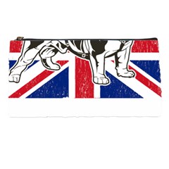 English Bulldog T- Shirt English Bulldog - English Bulldog Union Jack Flag T- Shirt Pencil Case by ZUXUMI