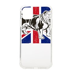 English Bulldog T- Shirt English Bulldog - English Bulldog Union Jack Flag T- Shirt Iphone 11 Tpu Uv Print Case by ZUXUMI