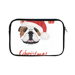 English Bulldog T- Shirt English Bulldog Merry Christmas T- Shirt (1) Apple Ipad Mini Zipper Cases by ZUXUMI