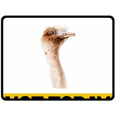 Ostrich T-shirtnope Not Today Ostrich 47 T-shirt Fleece Blanket (large) by EnriqueJohnson