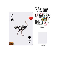 Ostrich T-shirtsteal Your Heart Ostrich 05 T-shirt Playing Cards 54 Designs (mini) by EnriqueJohnson