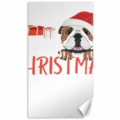 English Bulldog T- Shirt English Bulldog Merry Christmas T- Shirt (3) Canvas 40  X 72  by ZUXUMI