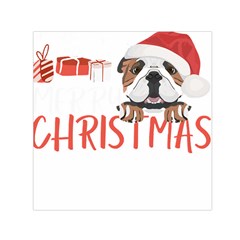English Bulldog T- Shirt English Bulldog Merry Christmas T- Shirt (3) Square Satin Scarf (30  x 30 )