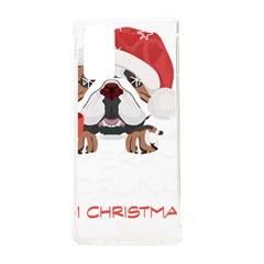 English Bulldog T- Shirt English Bulldog Merry Christmas T- Shirt (8) Samsung Galaxy Note 20 Tpu Uv Case by ZUXUMI