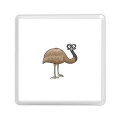 Ostrich T-shirtwhite Look Calm Ostrich 23 T-shirt Memory Card Reader (square) by EnriqueJohnson