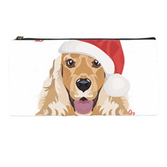 English Cocker Spaniel T- Shirt English Cocker Spaniel Merry Christmas T- Shirt (1) Pencil Case by ZUXUMI