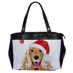 English Cocker Spaniel T- Shirt English Cocker Spaniel Merry Christmas T- Shirt (1) Oversize Office Handbag by ZUXUMI