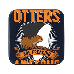 Otter T-shirtbecause Otters Are Freaking Awesome Sea   Otter T-shirt Square Metal Box (black) by EnriqueJohnson